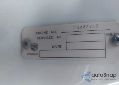 1965 Cadillac Deville z USA, uszkodzony, nr VIN 000000000F5242712